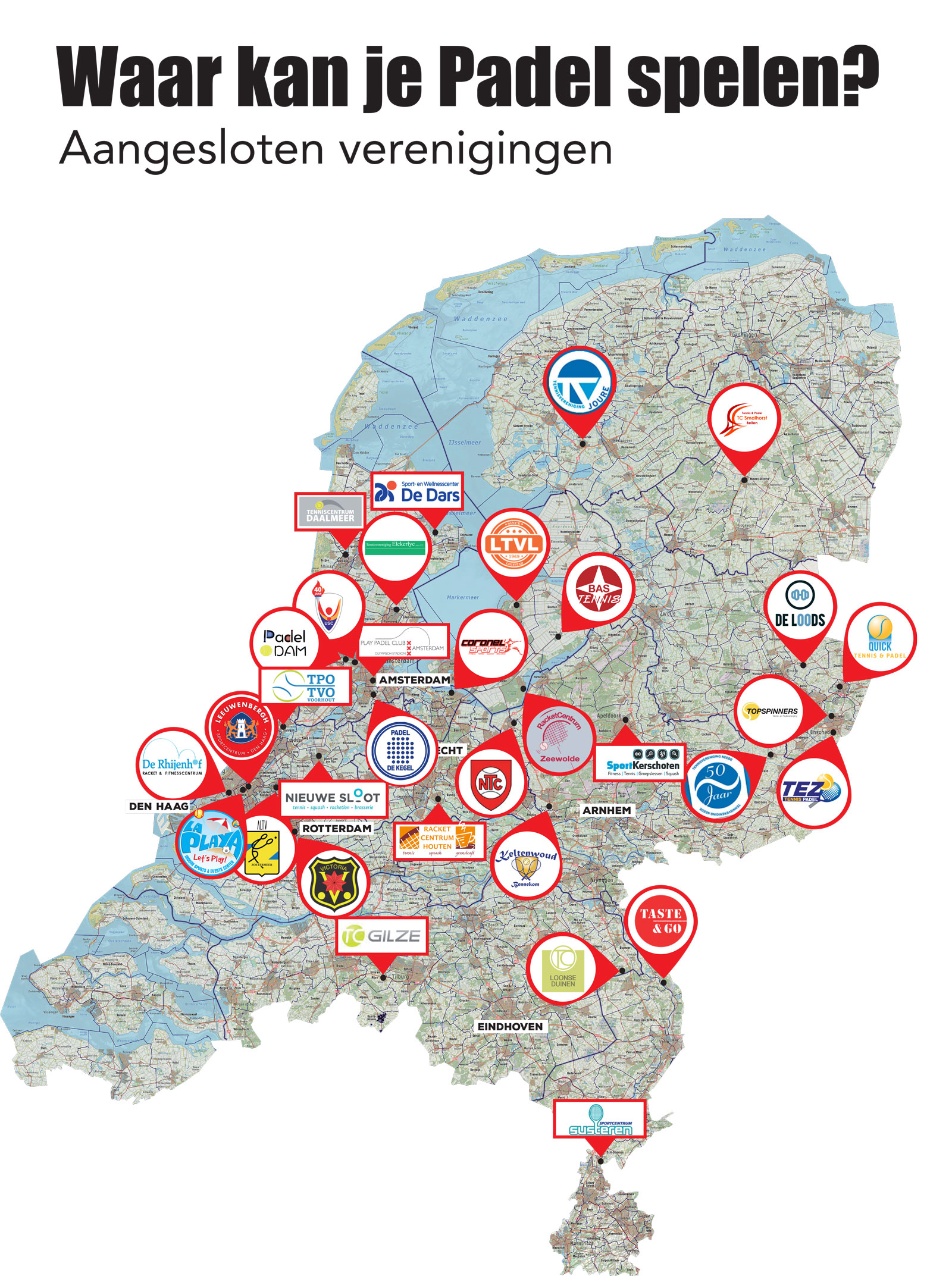 padel locaties